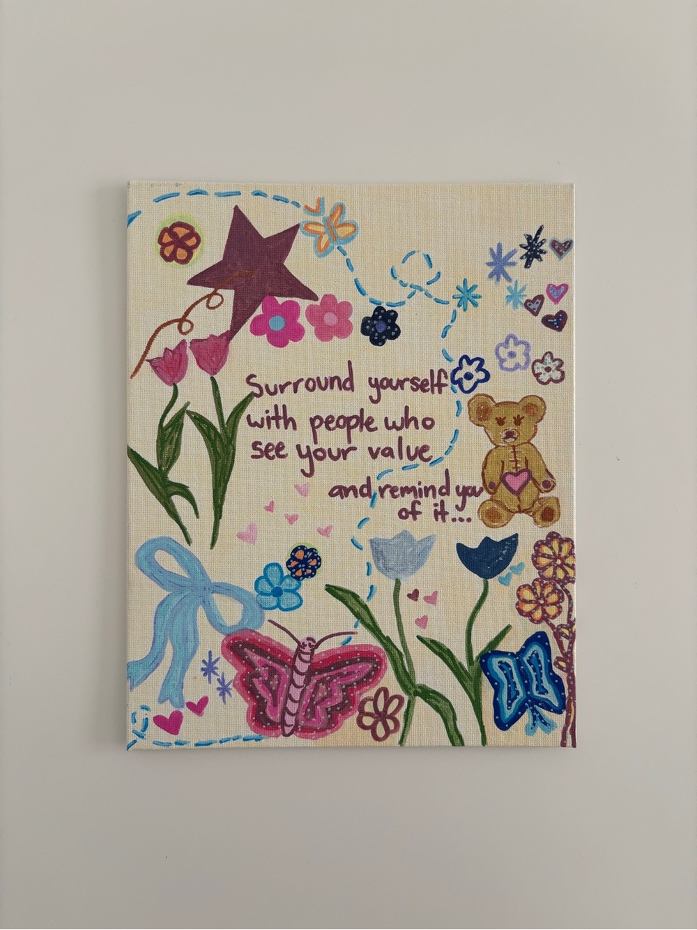 Cute little canvas painting